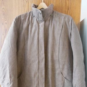 Mens Medium Bromley Sport Coat Suede Down  Feather